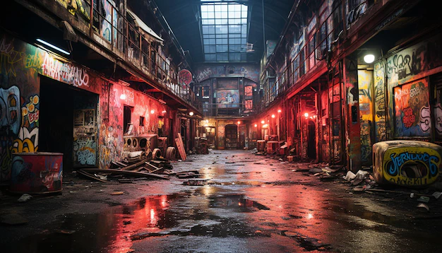 Brain Fest Cinematic Background Scene