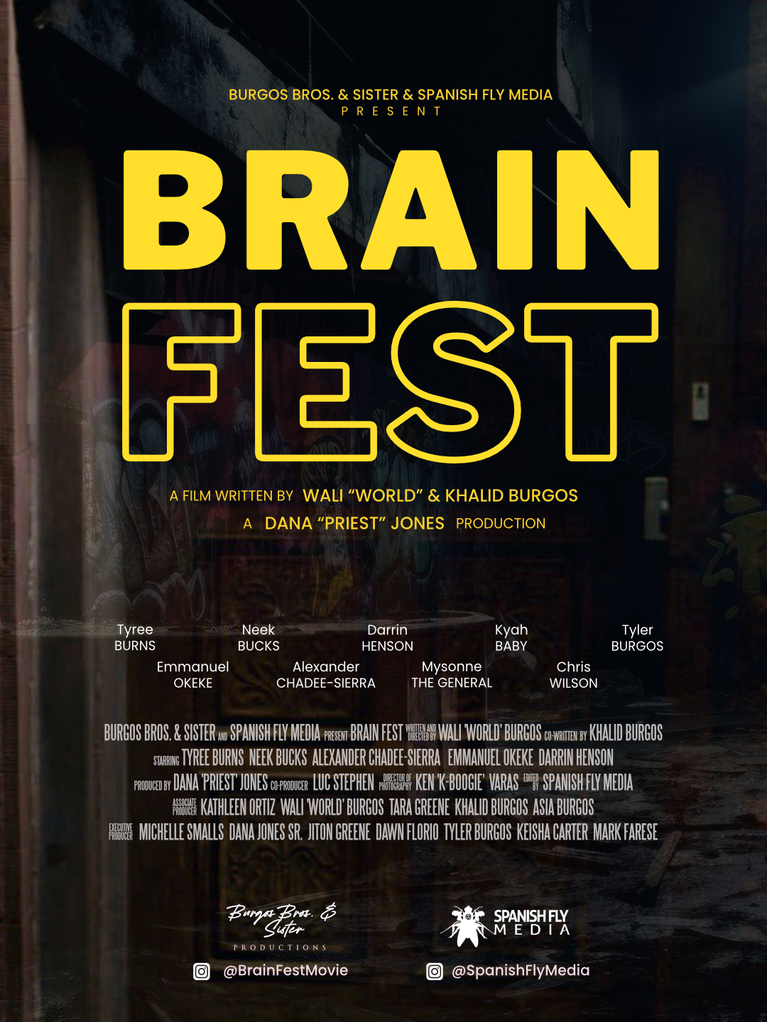 Brain Fest Official Cinematic Poster Feature Graphic